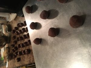 chocolate snap cookie dough balls