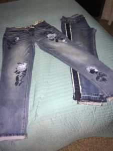 Two pair of Bestie jeans