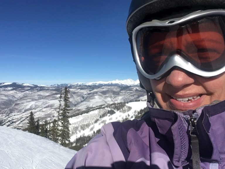 double diamond day, Jena at Beaver Creek