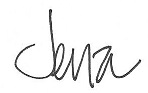 handwritten Jena